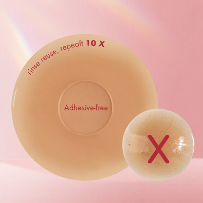 NESLEMY Seamless Sticky Nipple Covers for Women